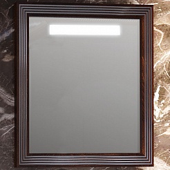 Opadiris Зеркало для ванной Карат 80 серебро – фотография-2